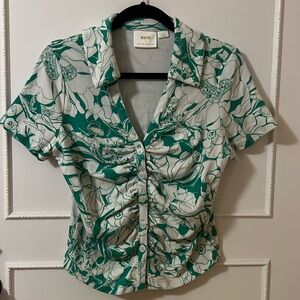 Maeve Rouched Crop Top